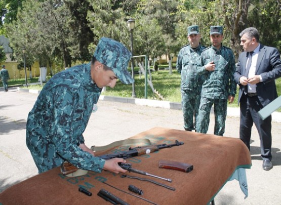 Cəlilabadda &quot;Sərhəd&quot; hərbi-idman oyunu üzrə zona birinciliyi keçirildi